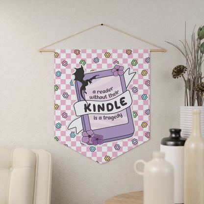 Pink Reader Without Their Kindle Pennant