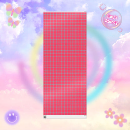 Pink & Blue Stripe Wrapping Paper