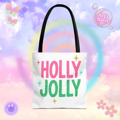 Holly Jolly Tote Bag