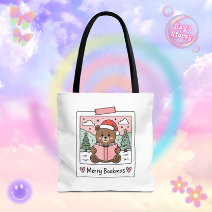 Merry Bookmas Tote Bag