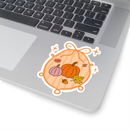 Pumpkins Sticker, Fall Planner Stickers, Book Lover Gifts, Autumn Sticker, Cozy Accessories, Seasonal Sticker