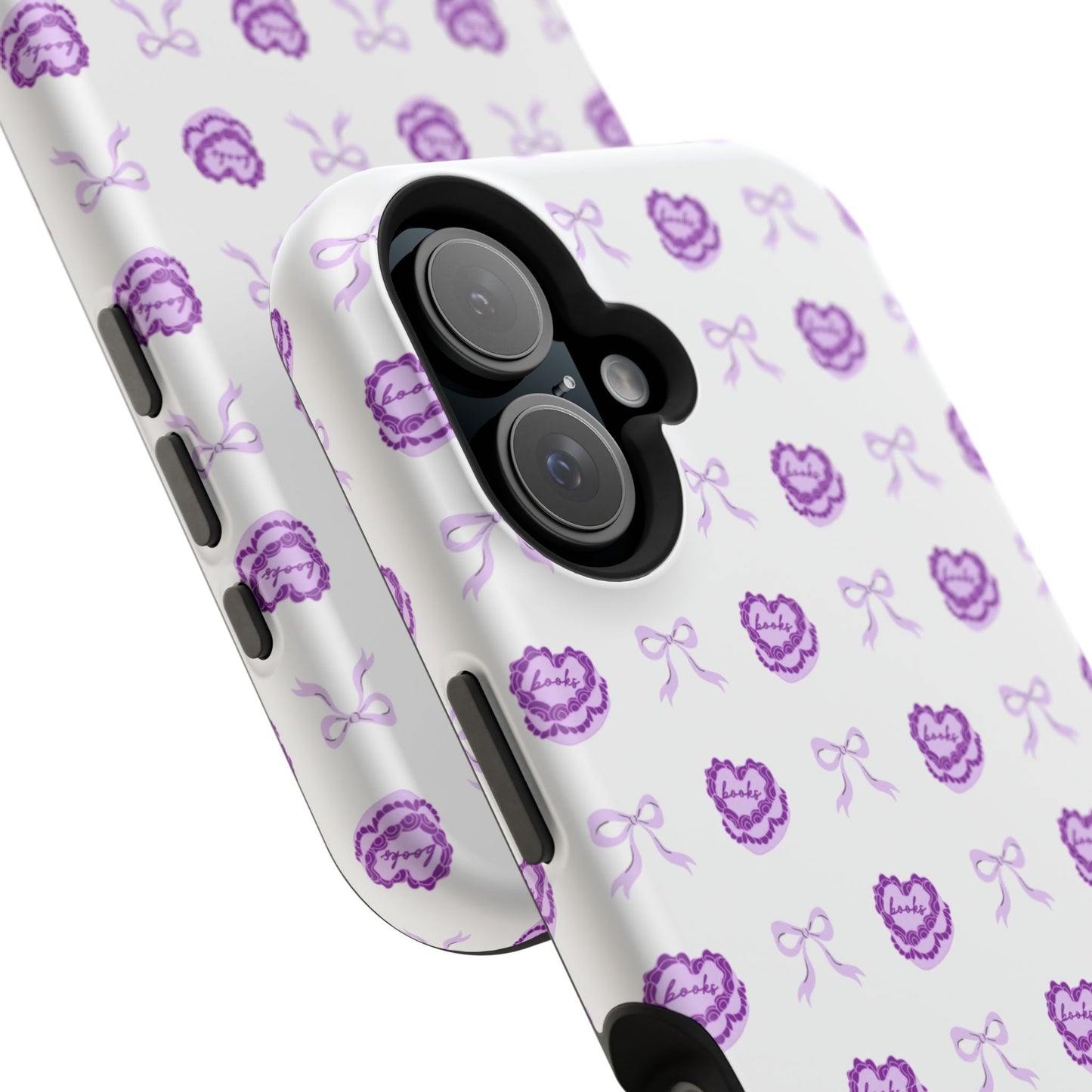 Coquette Book Heart Cake Phone Case - Bookish Gift for Avid Readers