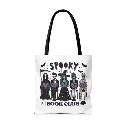 Spooky Book Club Tote Bag