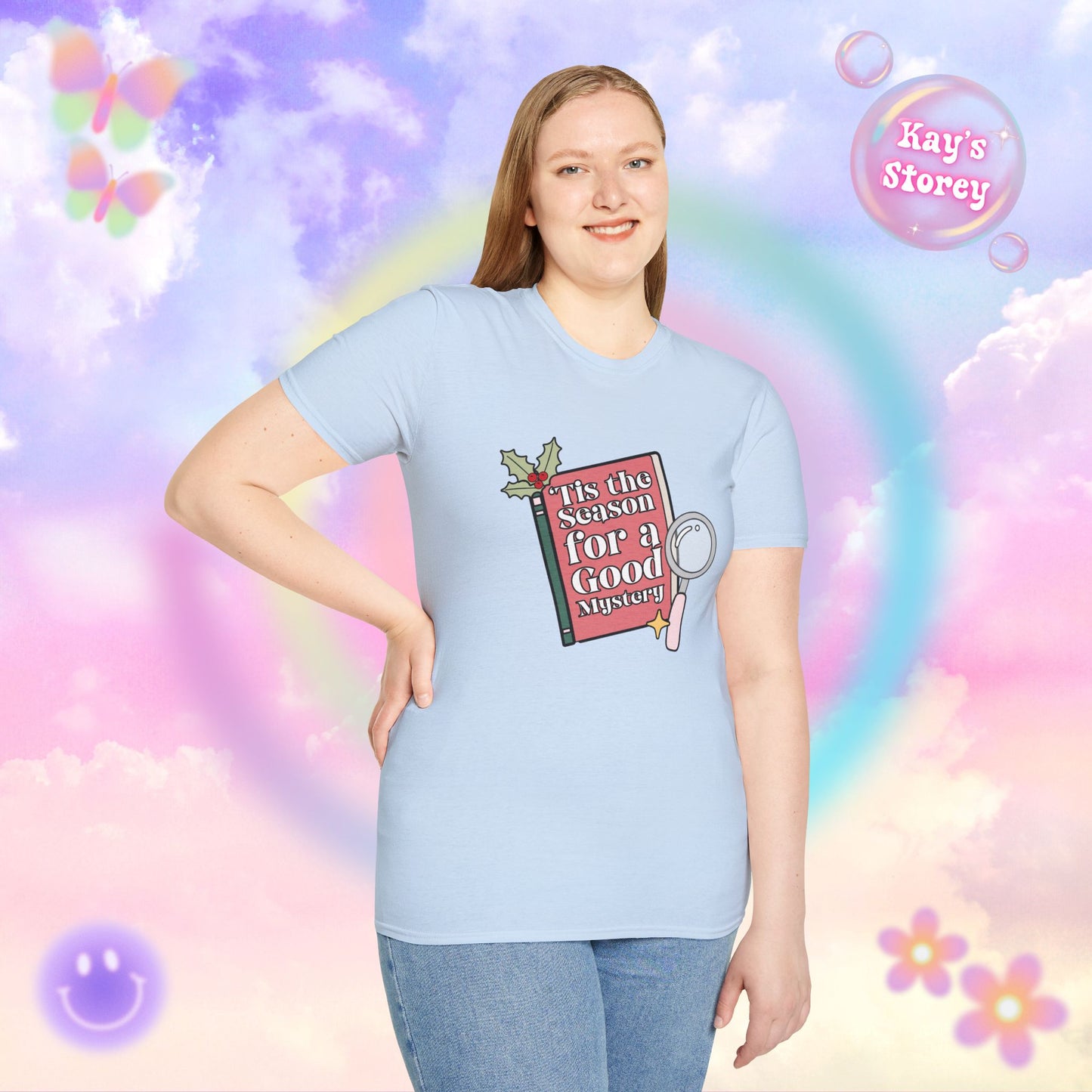 ‘Tis the Season for a Good Mystery Bookish Holiday T-Shirt - Book Lover Christmas Shirt