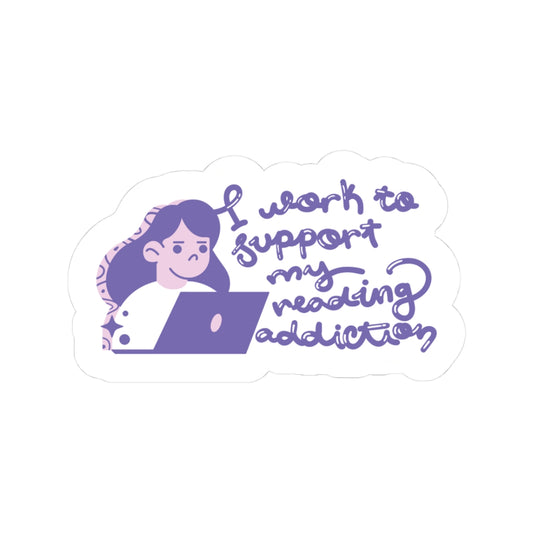 Book Addiction Sticker