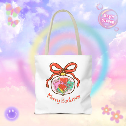 Merry Bookmas Tote Bag