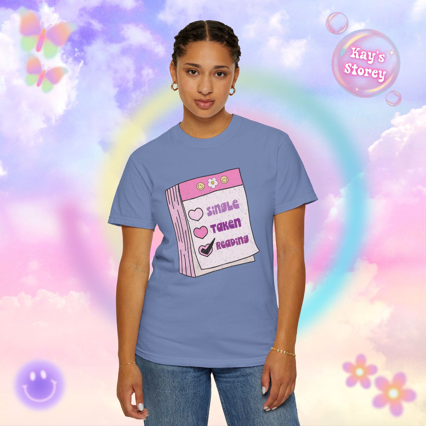 Single, Taken, Reading Comfort Colors T-Shirt