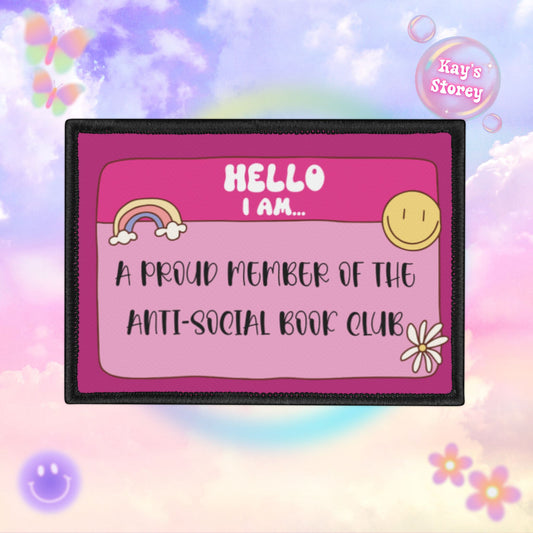 Anti-Social Book Club Iron-On Patch
