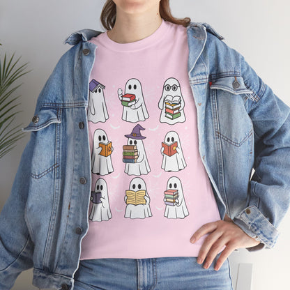 Bookish Ghosts Tee - Halloween Gift