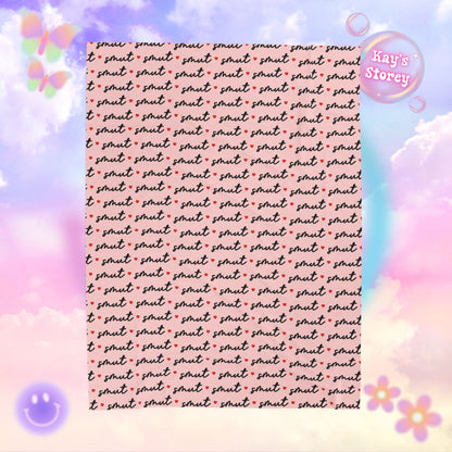 Pink Smut Bookish Velveteen Plush Blanket - Cozy Reading Throw