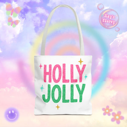 Holly Jolly Tote Bag