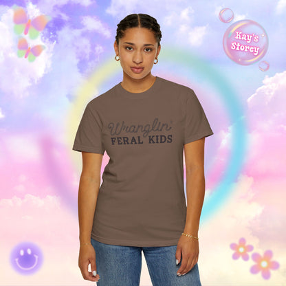 Wranglin' Feral Kids Comfort Colors T-Shirt