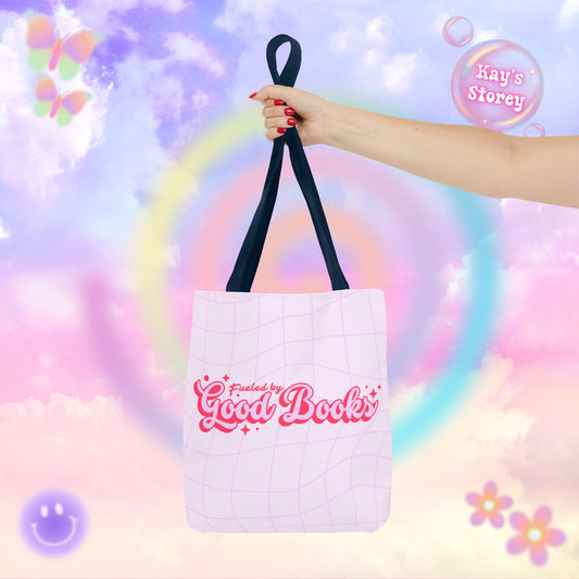Fueled by Good Books Tote Bag