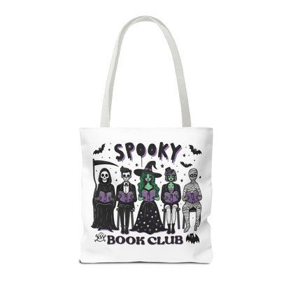 Spooky Book Club Tote Bag