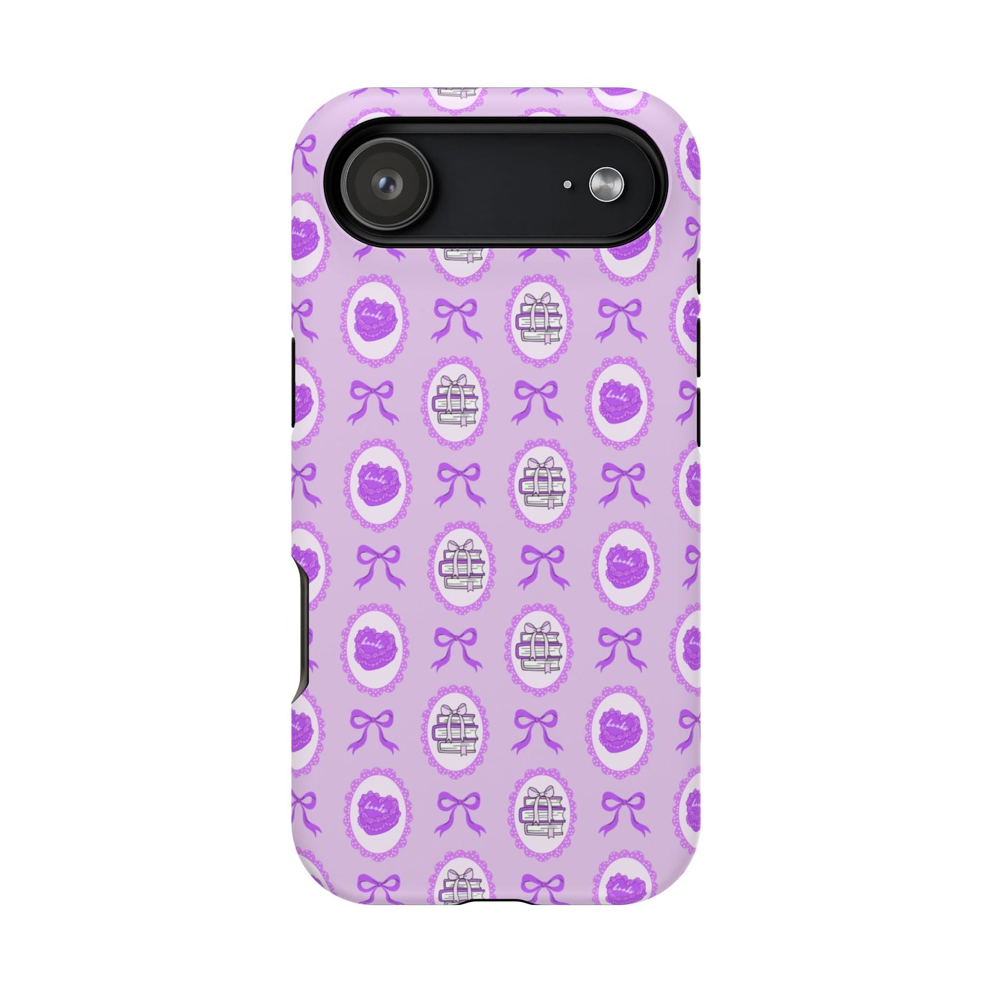 Coquette Book Heart Cake Phone Case - Bookish Gift for Avid Readers