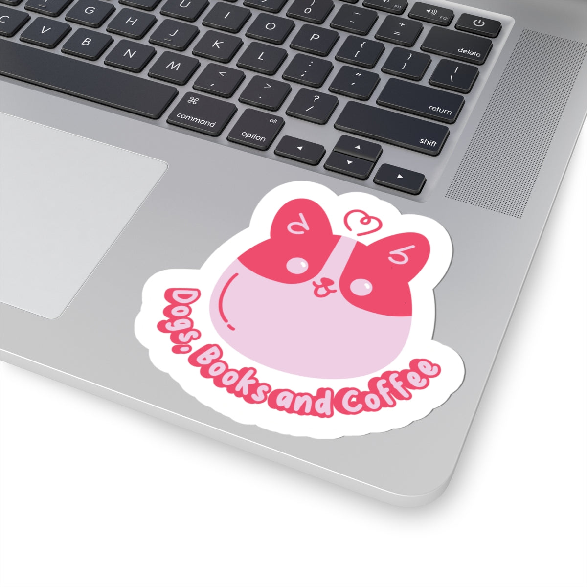 Dogs, Books & Coffee Sticker