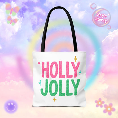 Holly Jolly Tote Bag