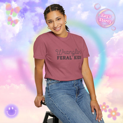 Wranglin' Feral Kids Comfort Colors T-Shirt