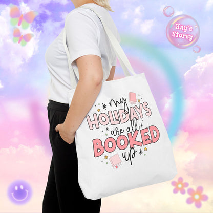 Holidays All Booked Up Tote Bag