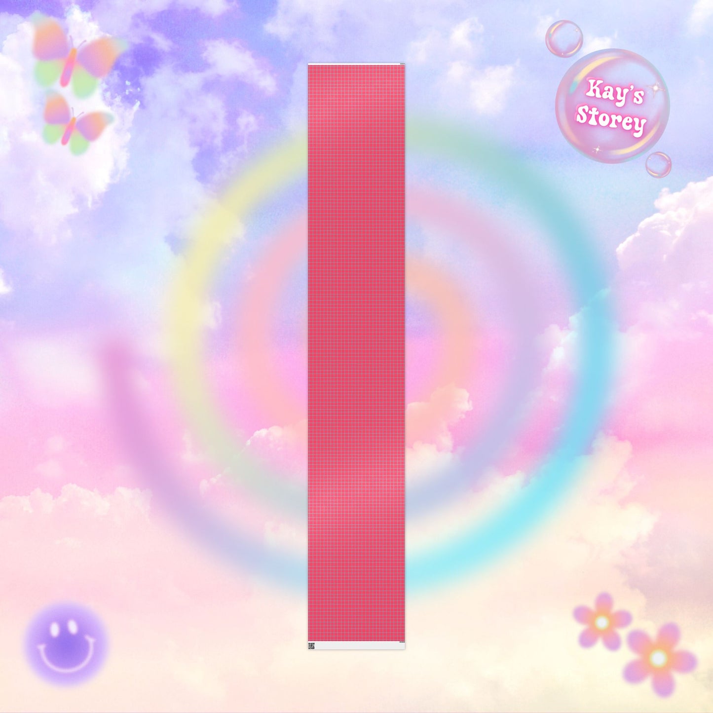 Pink & Blue Stripe Wrapping Paper