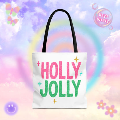 Holly Jolly Tote Bag
