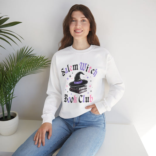 Salem Witch Book Club Sweatshirt, Long Sleeve Shirt for Spooky Season Bookish Gift,  Halloween Reading Apparel
