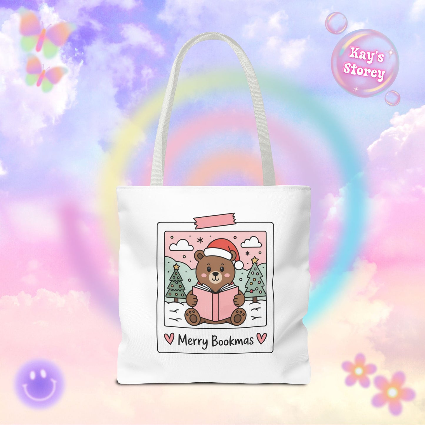 Merry Bookmas Tote Bag
