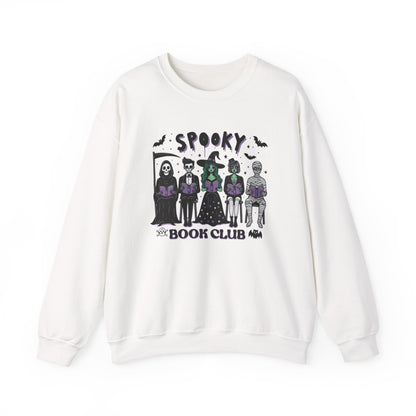 Spooky Book Club Sweatshirt, Long Sleeve Shirt for Spooky Season Bookish Gift,  Halloween Reading Apparel