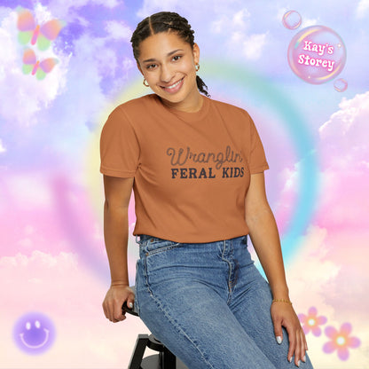 Wranglin' Feral Kids Comfort Colors T-Shirt