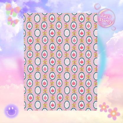 Coquette Ornaments Bookish Velveteen Plush Blanket - Cozy Reading Throw