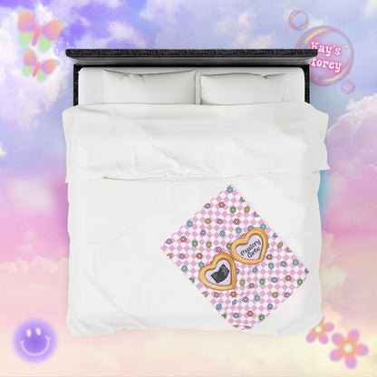 Pink Mystery Girlie Velveteen Plush Blanket