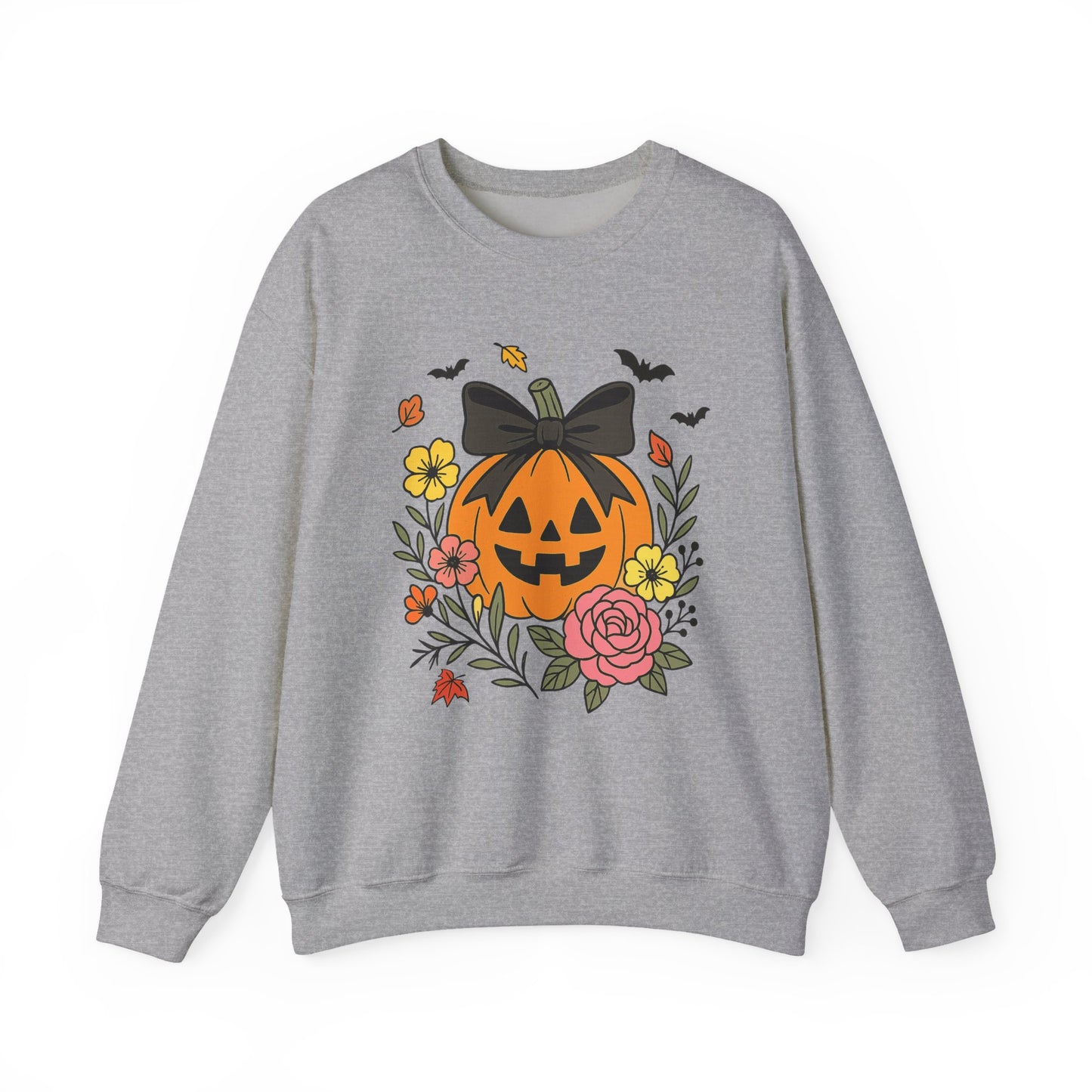 Cute Pumpkin Sweatshirt, Long Sleeve Shirt for Spooky Season Bookish Gift,  Halloween Reading Apparel