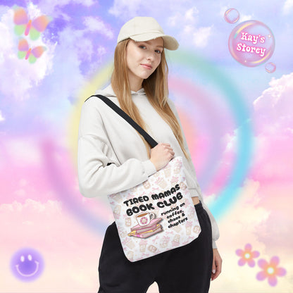 Tired Mamas Book Club Tote Bag