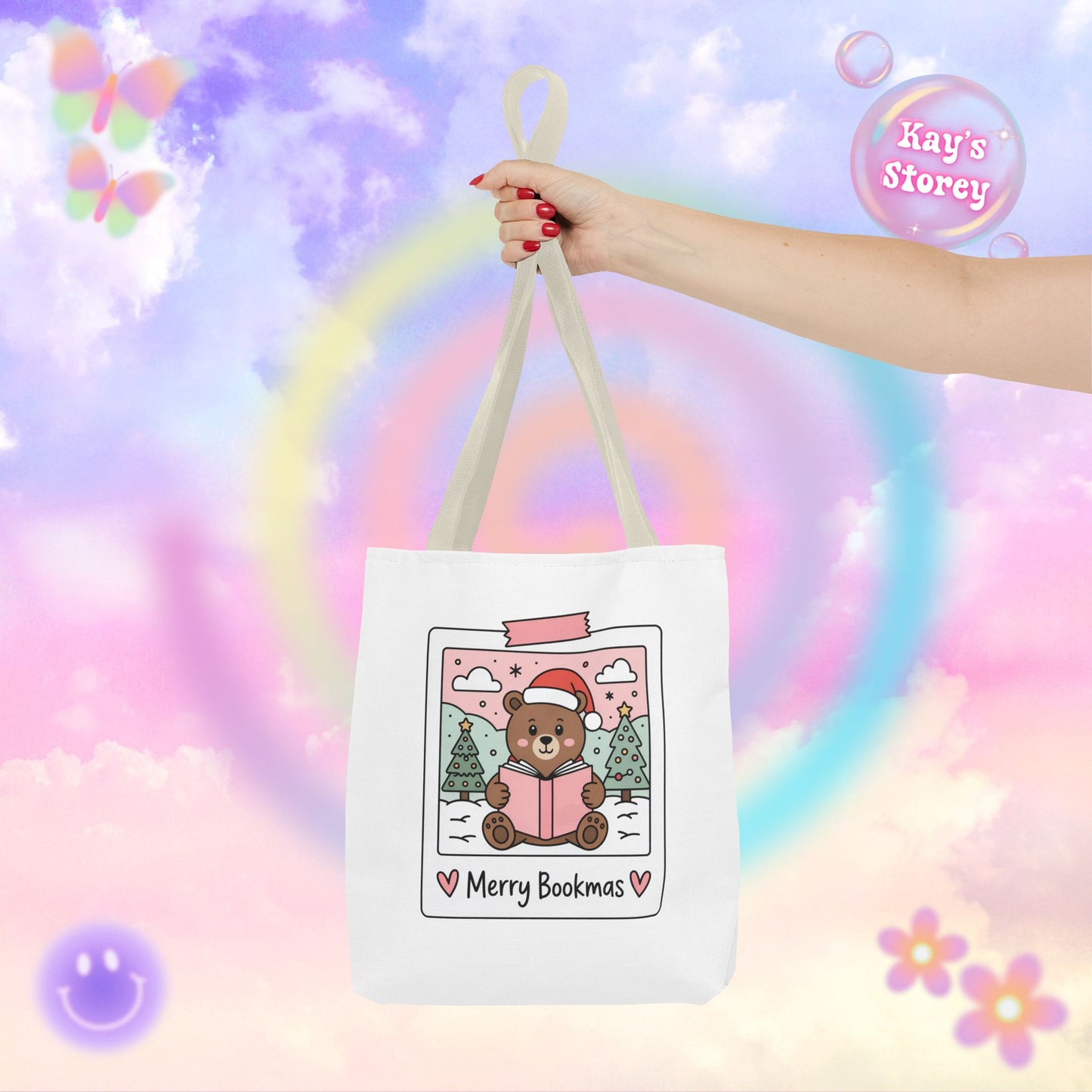 Merry Bookmas Tote Bag