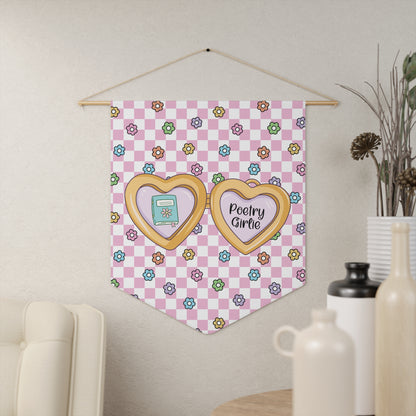 Pink Poetry Girlie Pennant