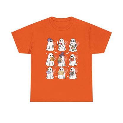 Bookish Ghosts Tee - Halloween Gift