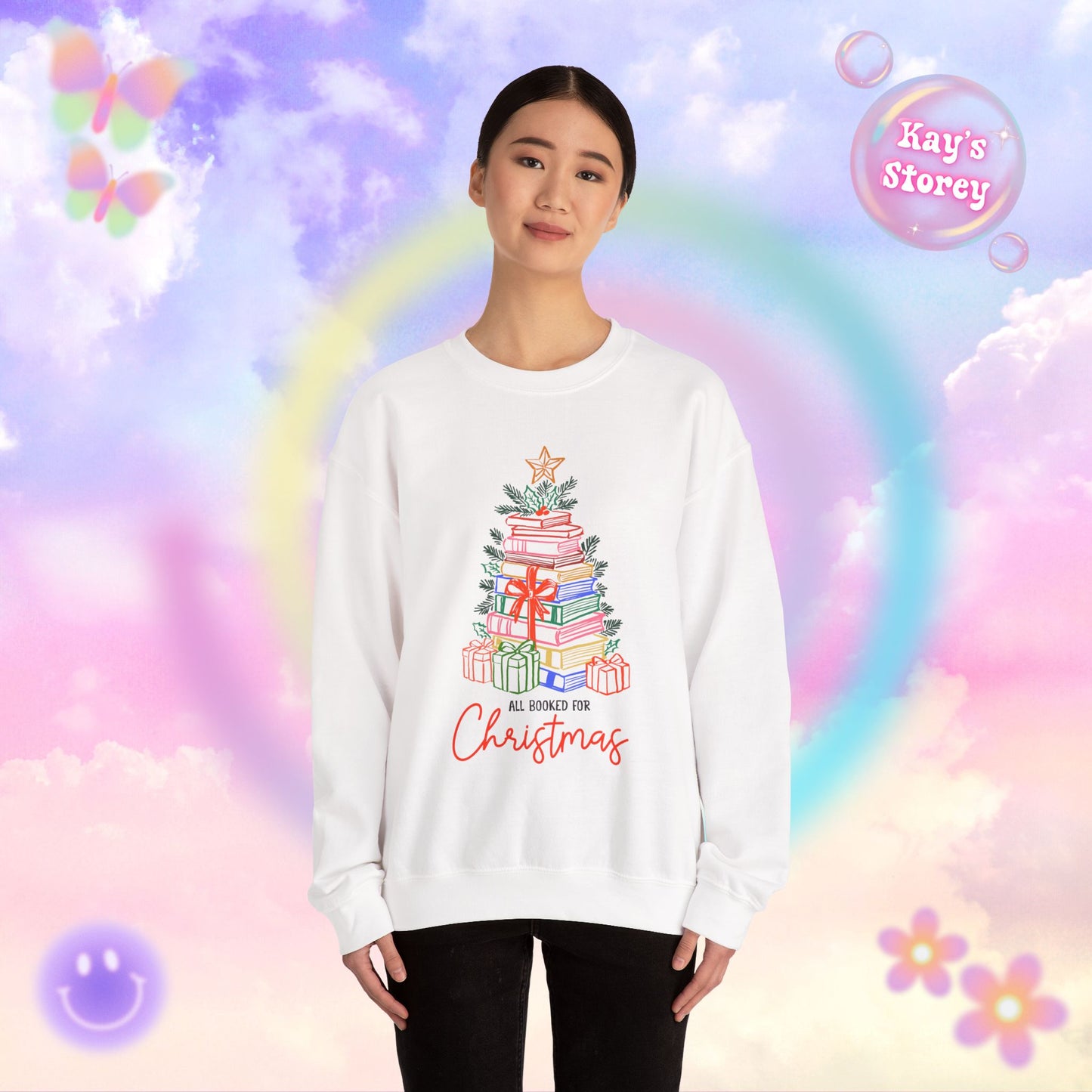 All Booked for Christmas Sweatshirt