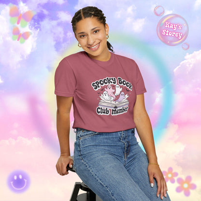 Spooky Book Club Member Comfort Colors T-Shirt