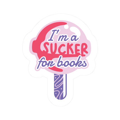 Sucker for Books Sticker