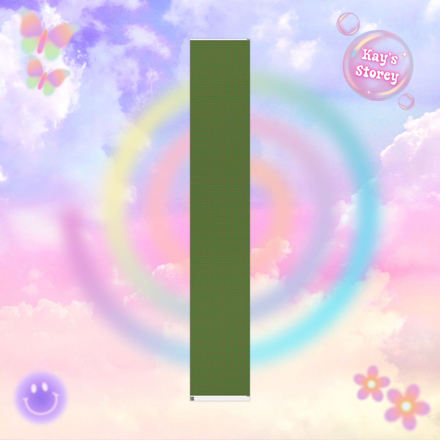 Green Stripe Wrapping Paper