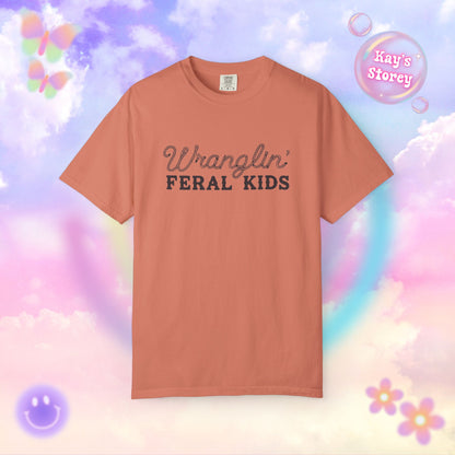 Wranglin' Feral Kids Comfort Colors T-Shirt