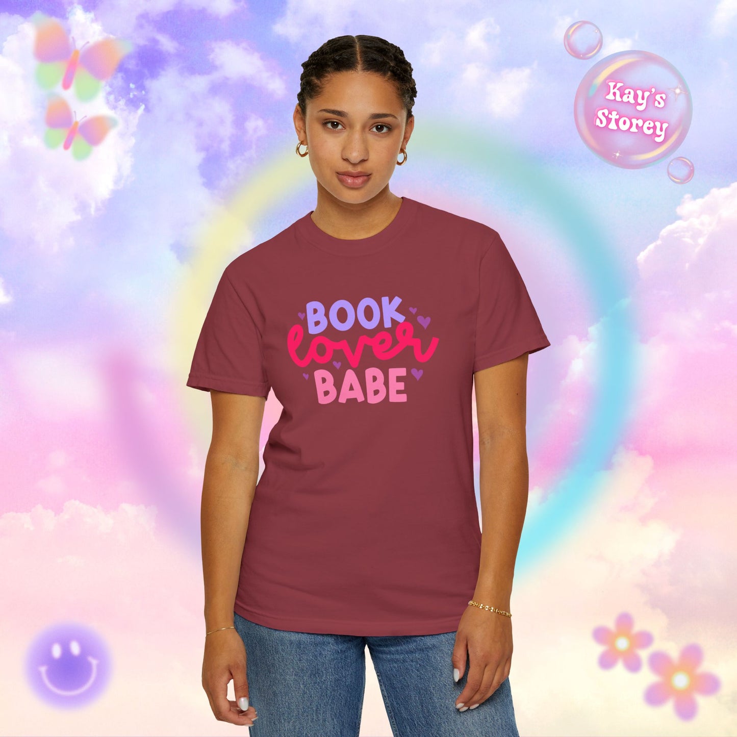 Book Lover Babe Comfort Colors T-Shirt