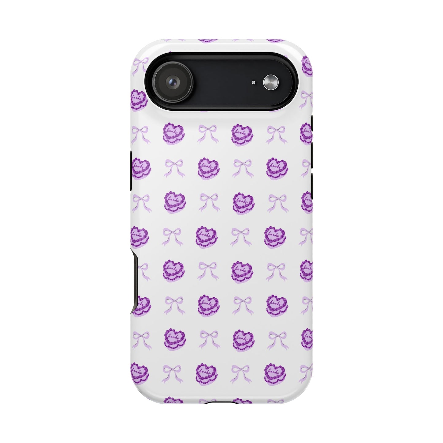 Coquette Book Heart Cake Phone Case - Bookish Gift for Avid Readers