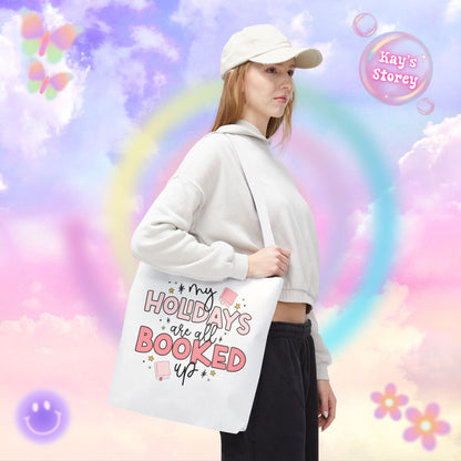 Holidays All Booked Up Tote Bag
