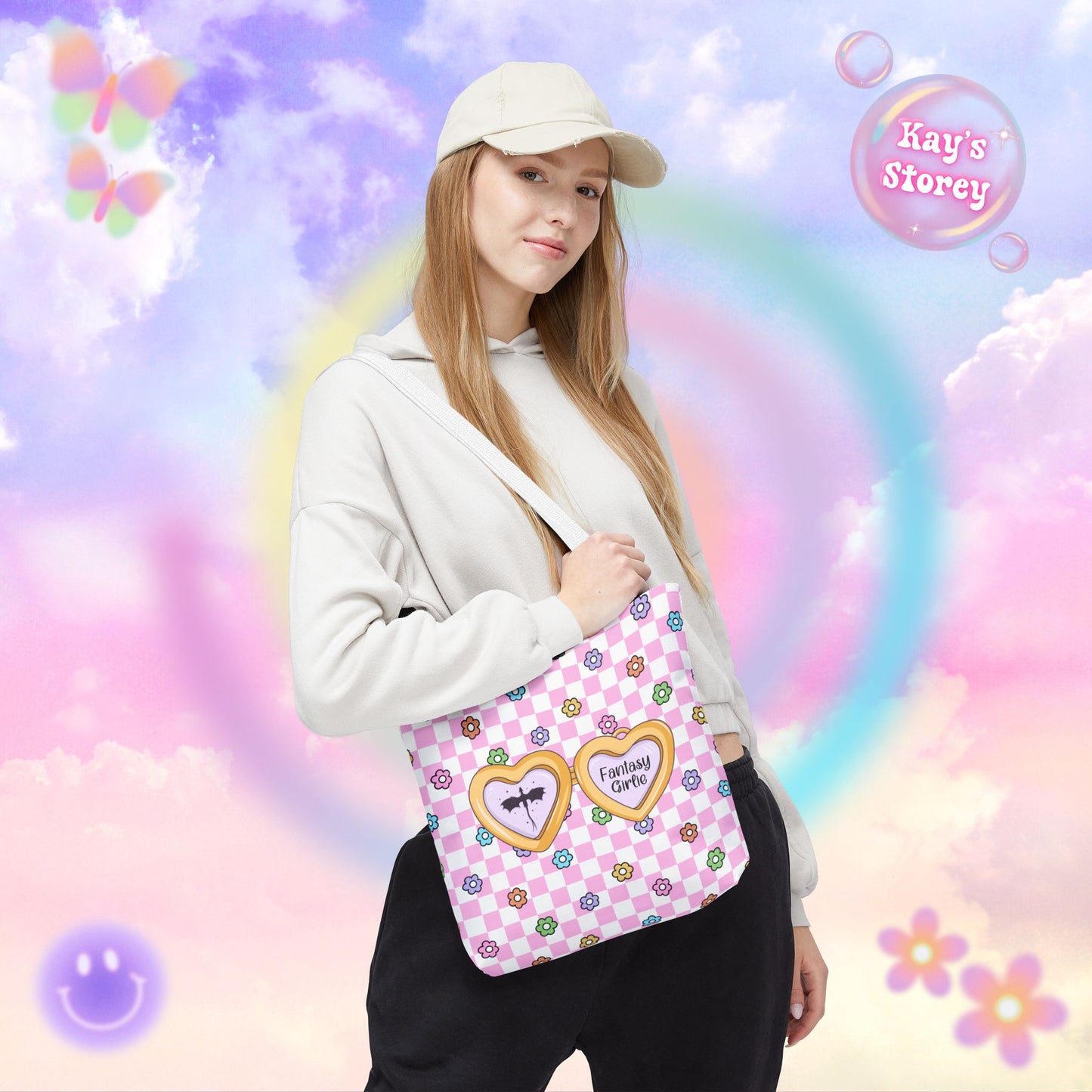 Pink Fantasy Girlie Tote Bag