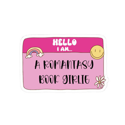 Romantasy Book Girlie Sticker