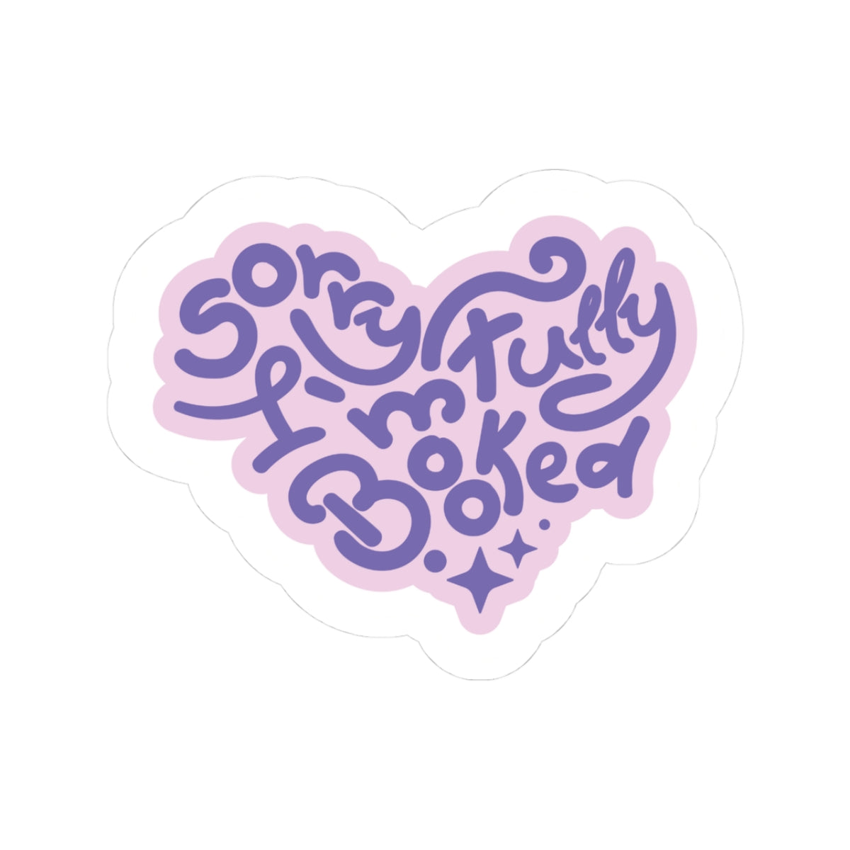 Fully Booked Sticker
