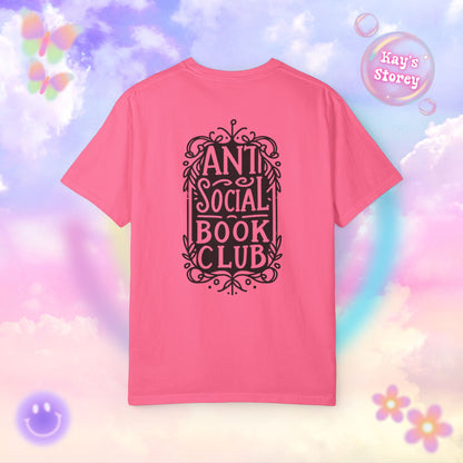 Anti Social Book Club Comfort Colors T-Shirt