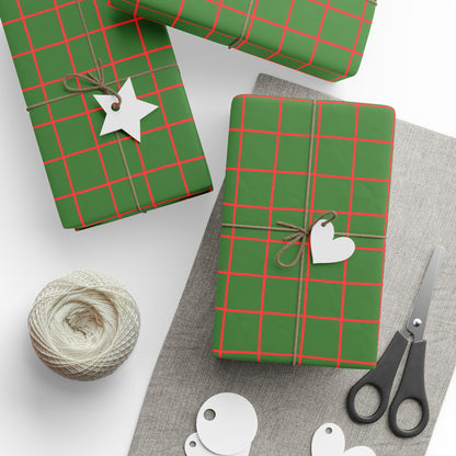 Green Stripe Wrapping Paper