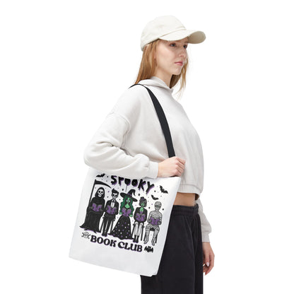 Spooky Book Club Tote Bag
